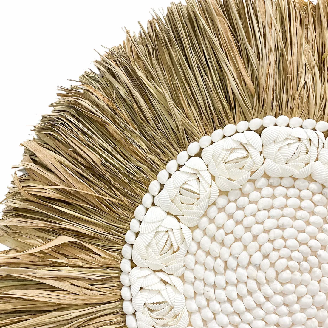 Tahiti Juju Wall Hanging - White Shell - Pure