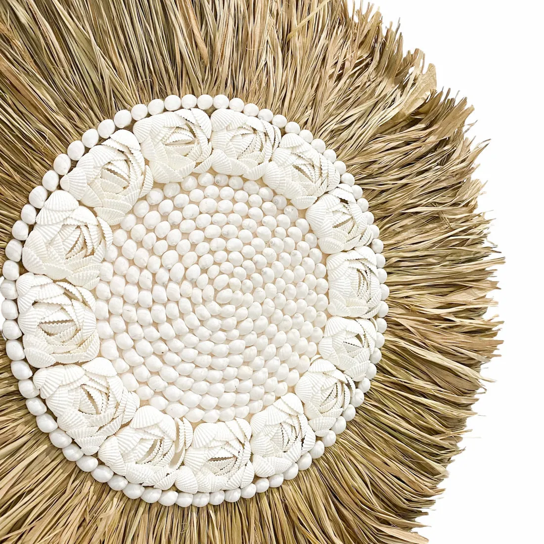 Tahiti Juju Wall Hanging - White Shell - Pure