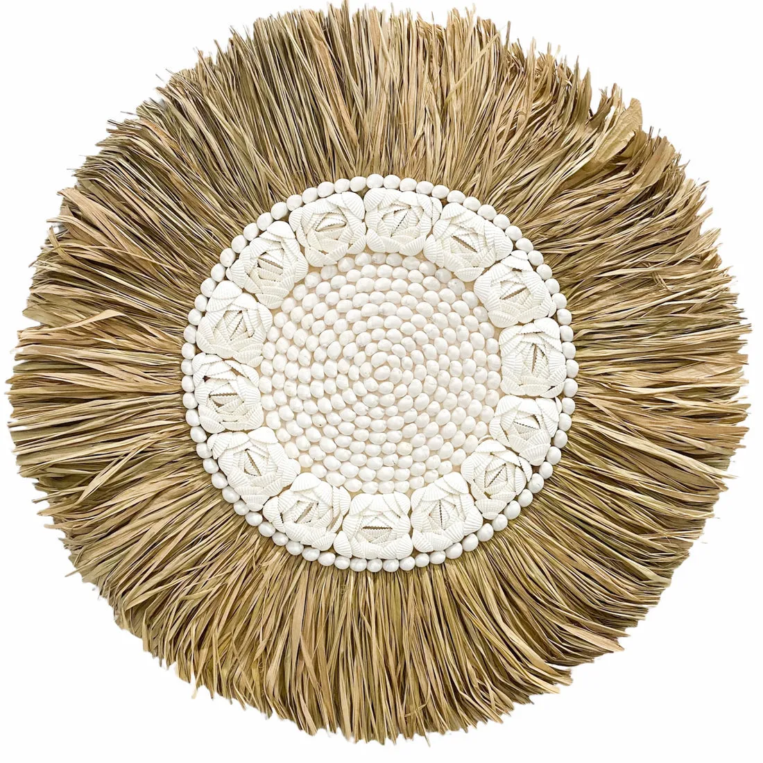 Tahiti Juju Wall Hanging - White Shell - Pure