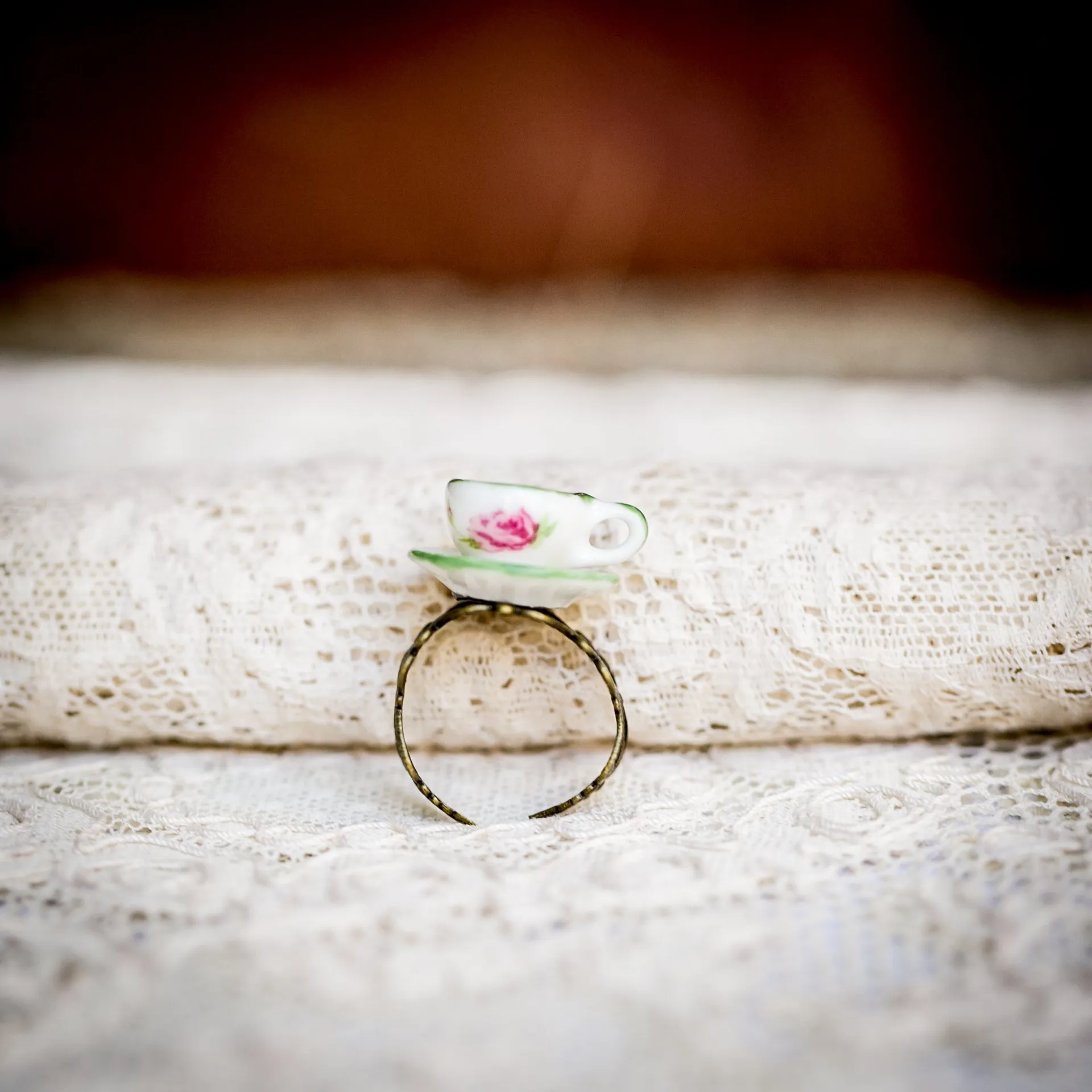 Tea Cup Rings-Different Patterns