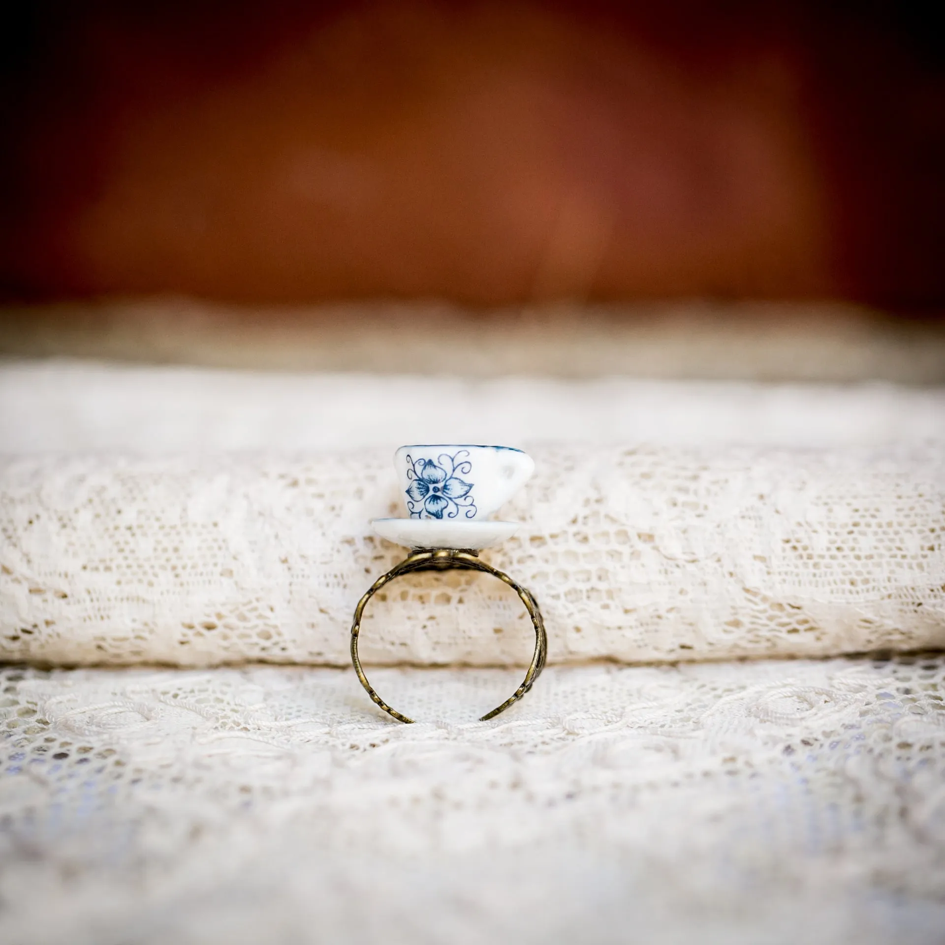 Tea Cup Rings-Different Patterns