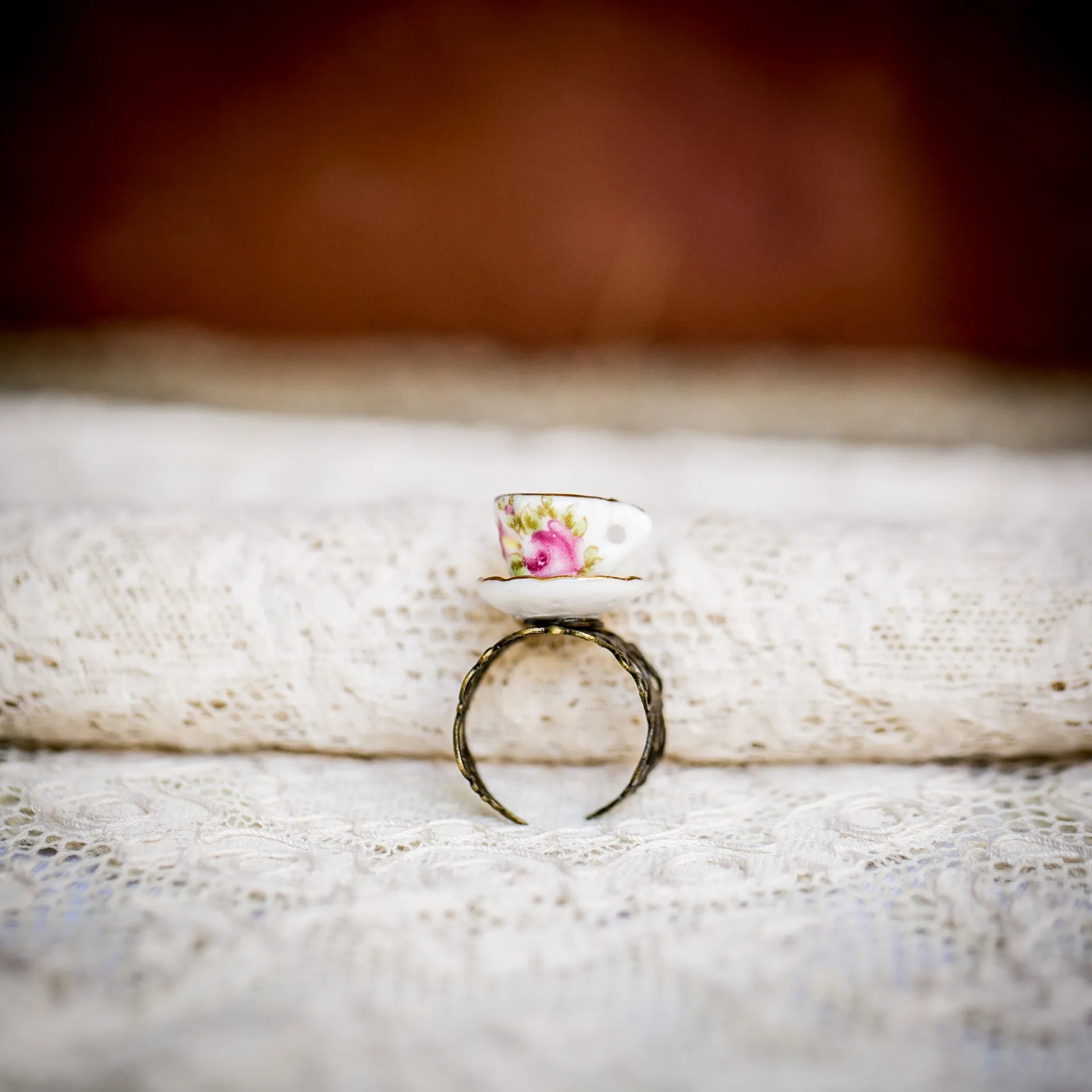 Tea Cup Rings-Different Patterns