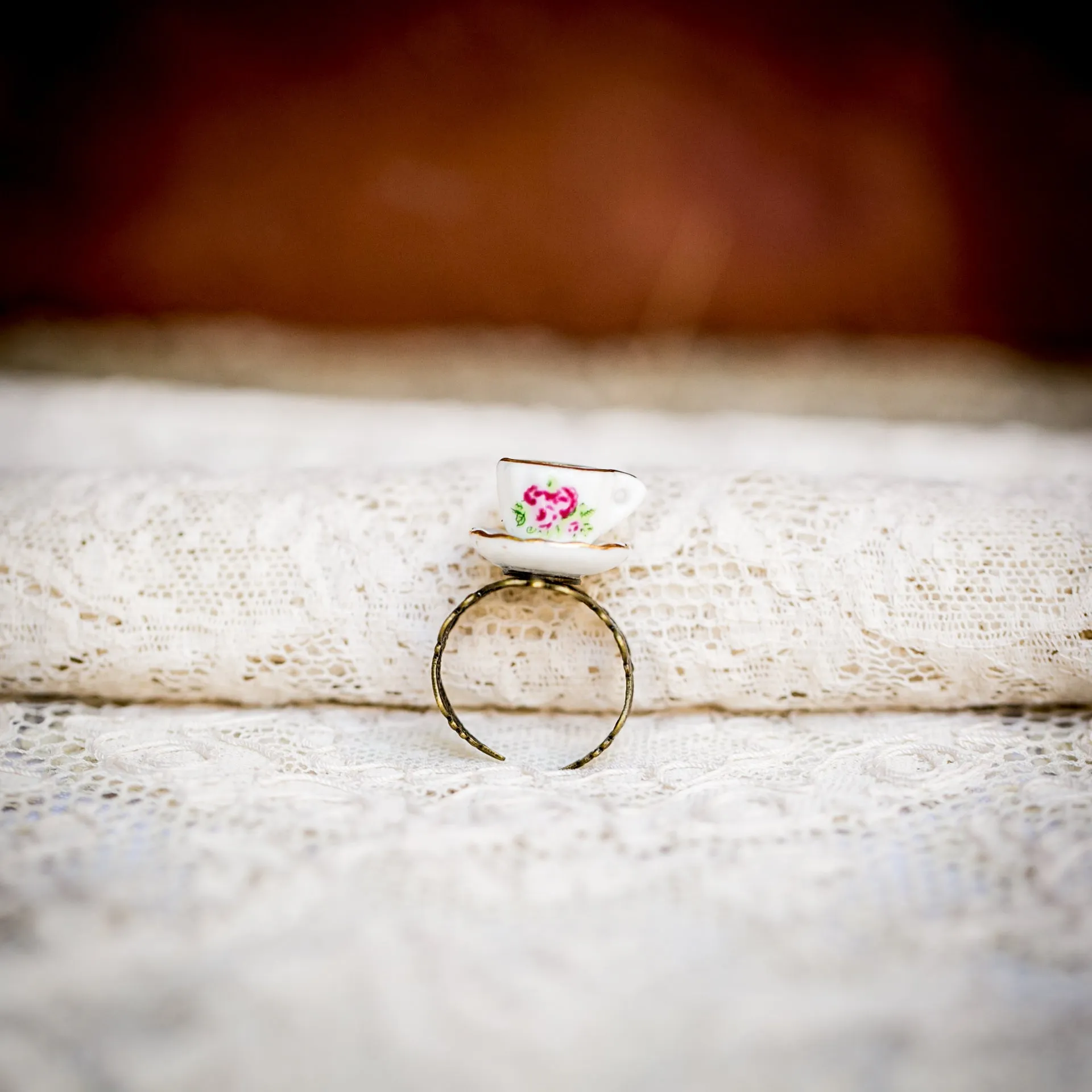 Tea Cup Rings-Different Patterns