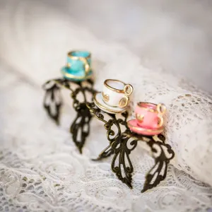 Tea Cup Rings-Solid Colors