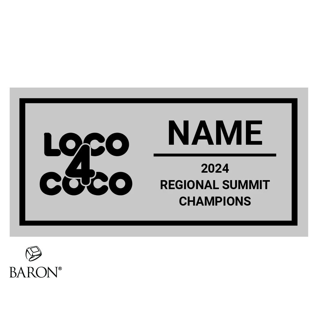 The Stingray Allstars Coconut 2024 Championship Black Standard Window Ring Box