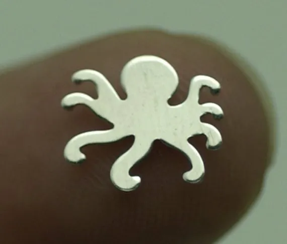 Tiny metal Octopus blanks