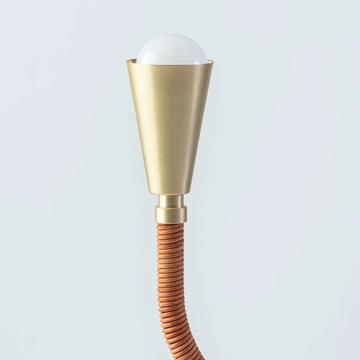 Trident Table Lamp Brushed Brass For Eleish Van Breems