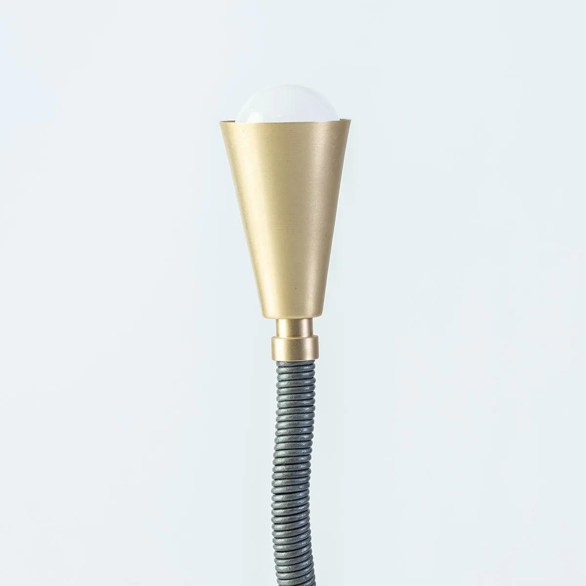 Trident Table Lamp Brushed Brass For Eleish Van Breems
