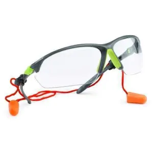 Twister Plus Clear Lens, Nose Bridge, With Ear Plug Retainer (Pack of 100)