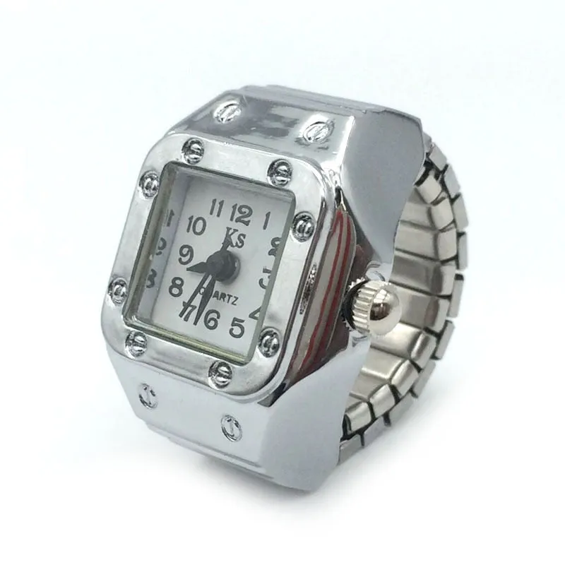 Unique Silver Watch Style Ring For Women Anniversary Party Jewelry