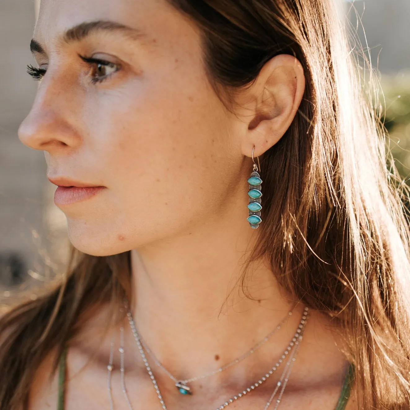 Valeria Turquoise Earrings
