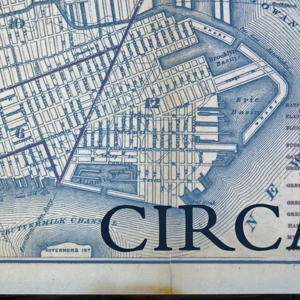 Vintage Brooklyn Map