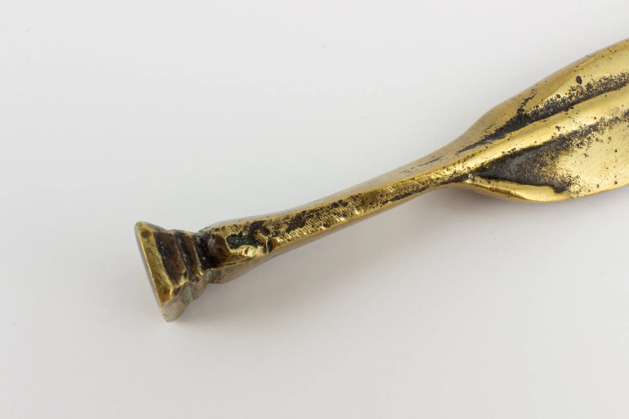 Vintage French Brass Feather & Claw Letter Opener