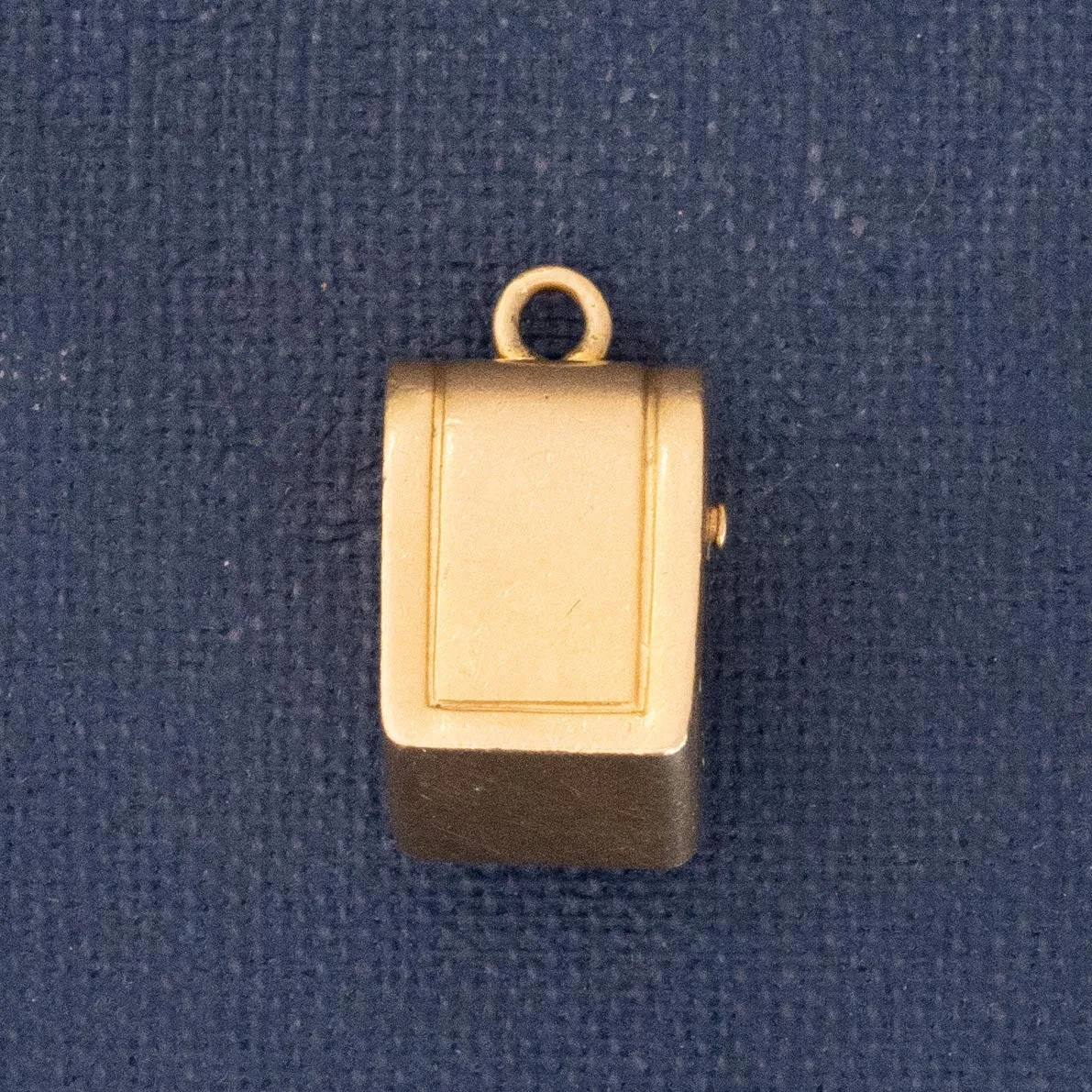 Vintage Heart Enamel Mail Box Charm