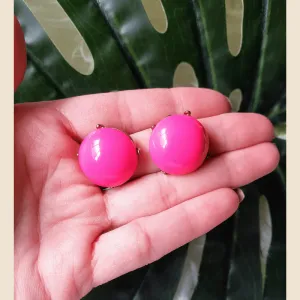 Vintage - Pink Bubble Studs