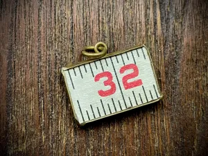 Vintage Ruler Pendant/Charm