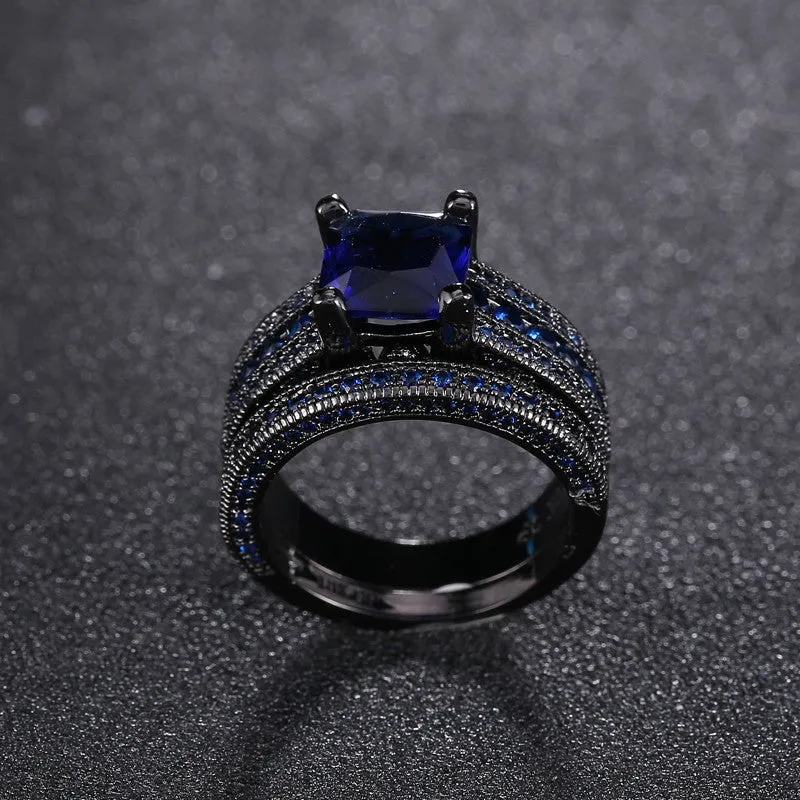 Vintage Sapphire Zircon Rings