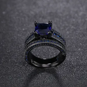 Vintage Sapphire Zircon Rings