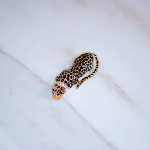 Vintage Spotted Leopard Brooch